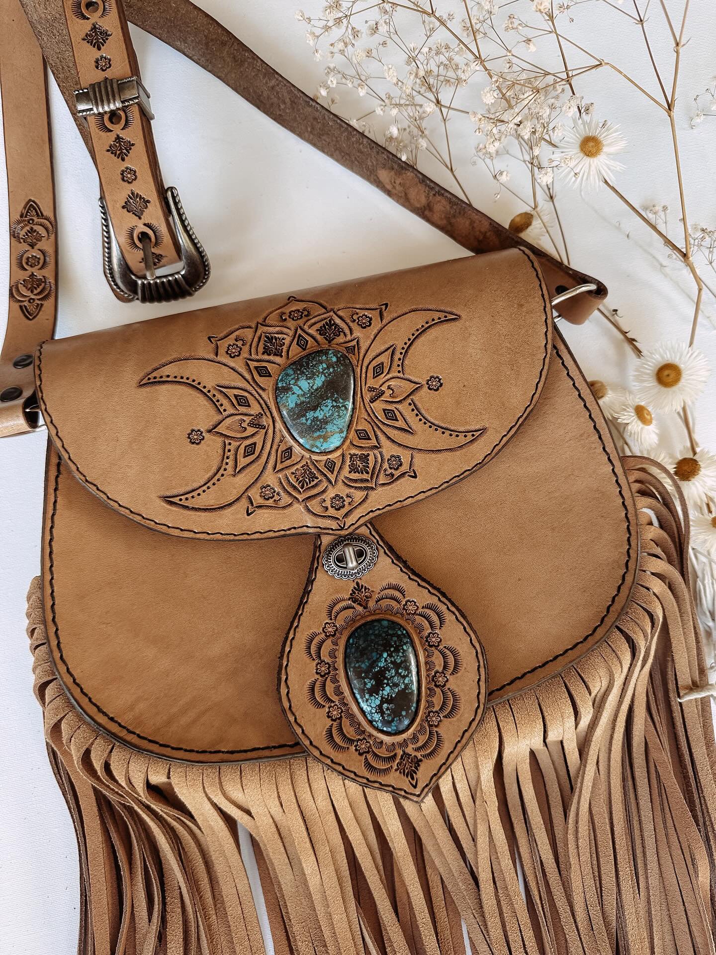 Desert Dreamer Festival/Boho Leather Bag