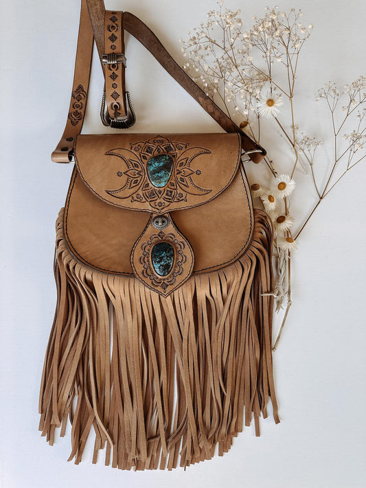 Desert Dreamer Festival/Boho Leather Bag