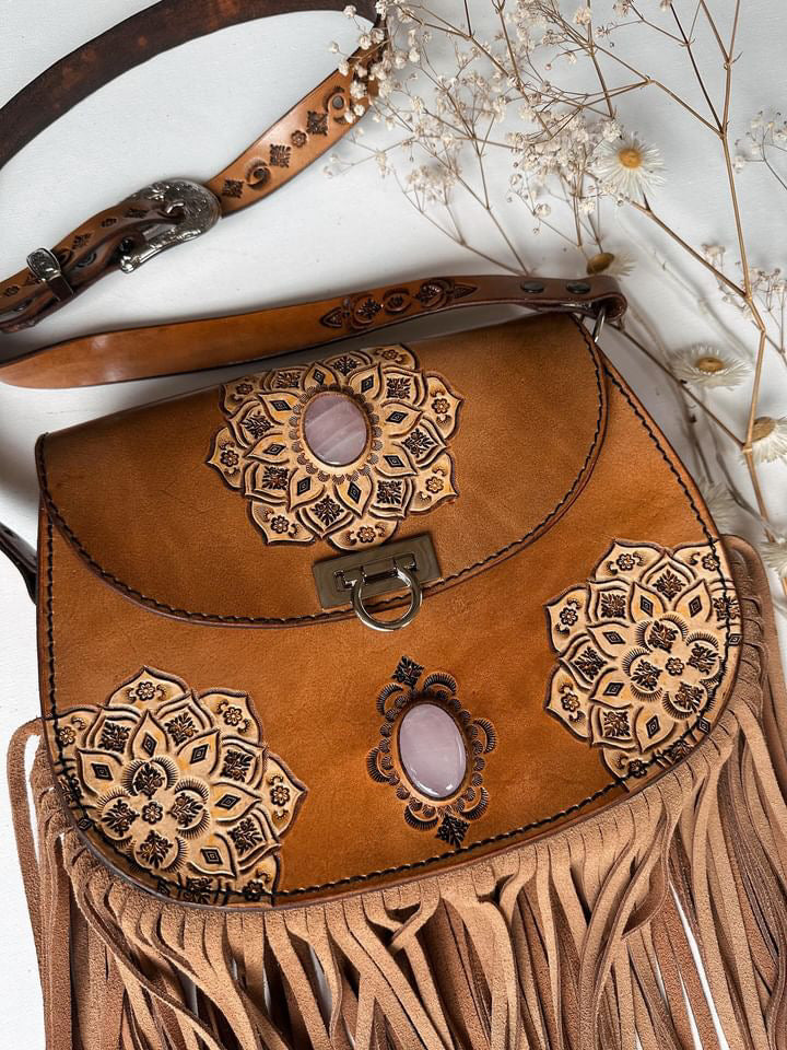 Wild Wanderer Festival Boho Leather Bag Dahani the Label