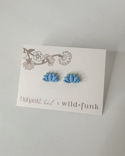 Small Lotus Flower Stud