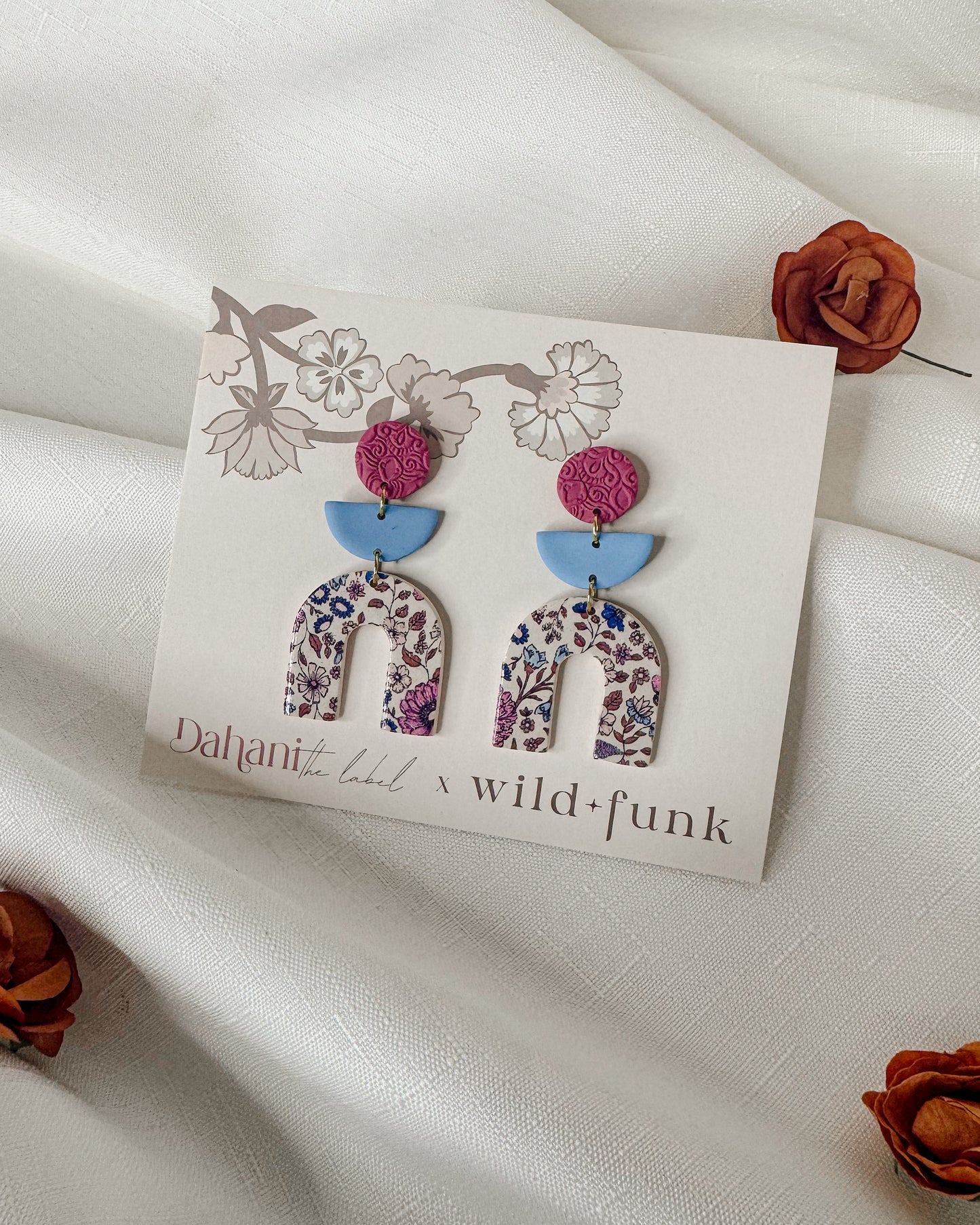 Azure Oasis Statement Earrings