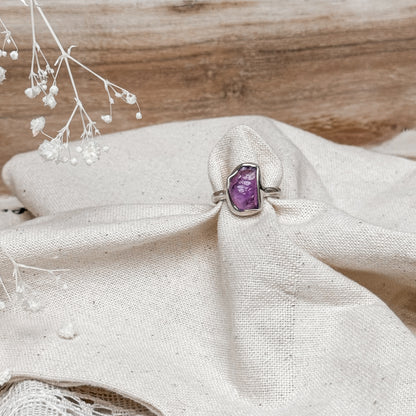 Amethyst Gemstone Ring ~ Size 7