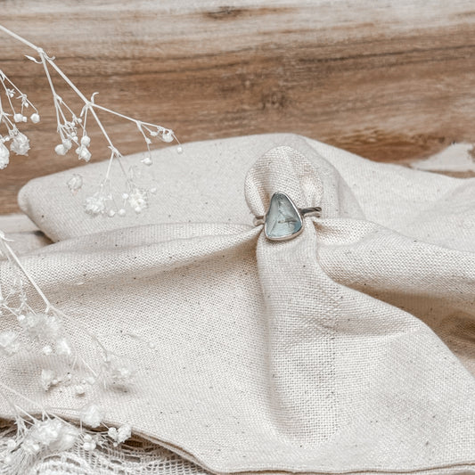 Blue Topez Gemstone Ring ~ Size 6