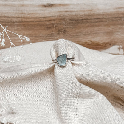 Blue Topez Gemstone Ring ~ Size 8