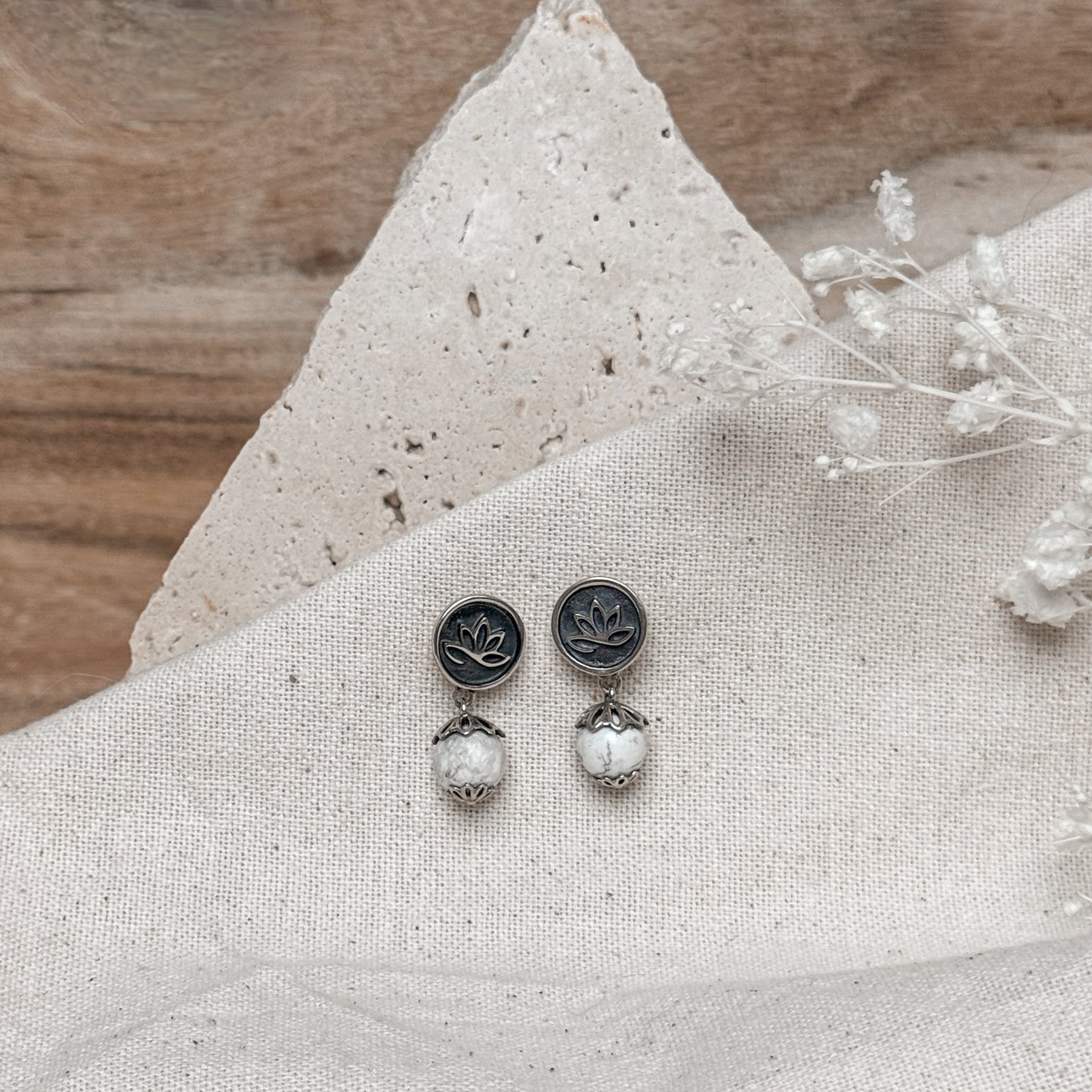 Chakra Gemstone Drop Earrings