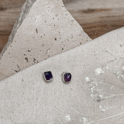 Gemstone Stud Earrings