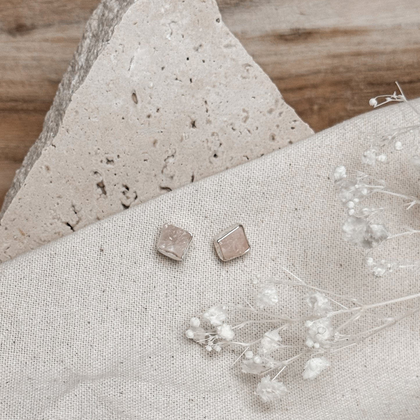 Gemstone Stud Earrings