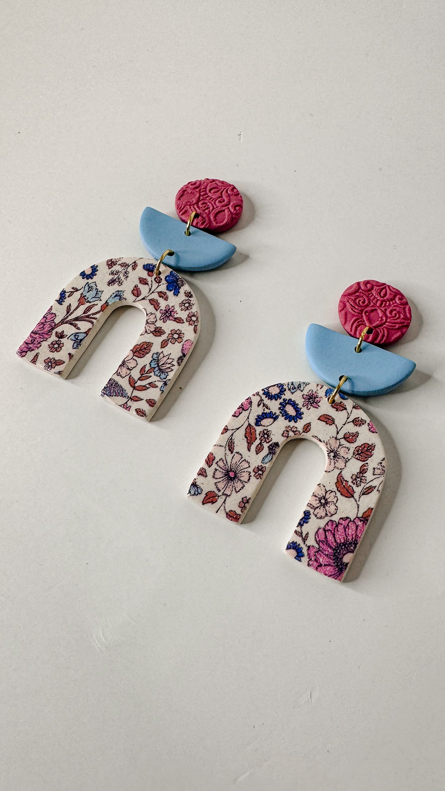 Azure Oasis Statement Earrings