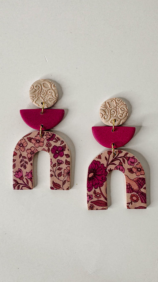 Pink Sands Statement Earrings